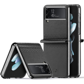 Diárové puzdro na Samsung Galaxy Z Flip4 5G F721 Dux Ducis Bril čierne