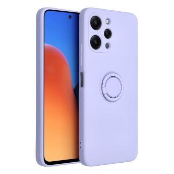 Silikónové puzdro na Xiaomi Redmi 12 LTE/5G Silicone Ring fialové