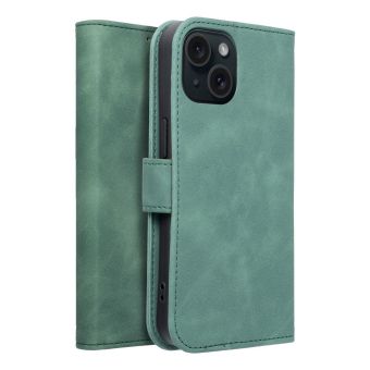 Obal TENDER Book Apple iPhone 15 green