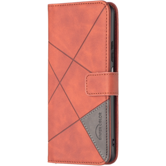 Diárové puzdro na Xiaomi Redmi Note 12S Texture hnedé