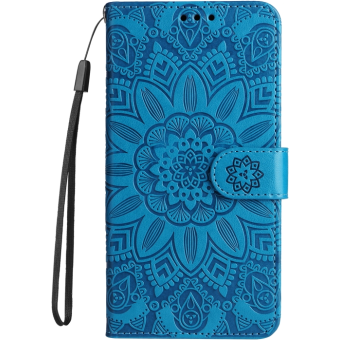 Diárové puzdro na Oppo A17 MEZZO kvet modré