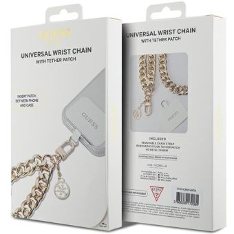 Obal Guess Chain Strap 4G Charm GUOUCBMC4MD GUOUCBMC4MD gold