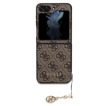 Obal Guess 4G Charms Samsung Galaxy Z Flip5 5G F731 GUHCZF5GF4GBR Brown