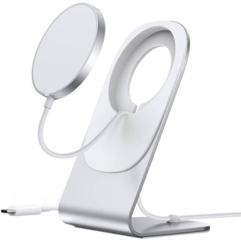 Choetech H047, bezdrôtová nabíjačka stojan USB-C, 15W biela