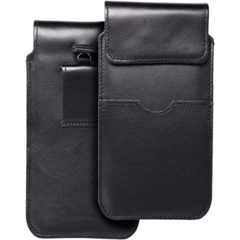 Obal ROYAL Leather universal flap pocket XXXL Black
