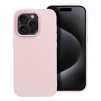 Obal FRAME Case Apple iPhone 15 Pro powder pink