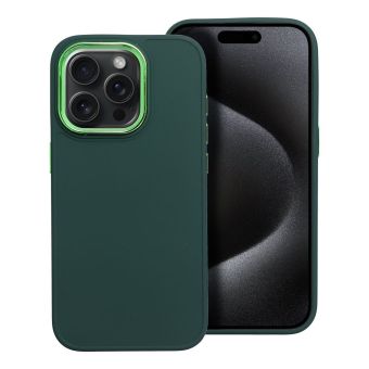 Obal FRAME Case Apple iPhone 15 Pro green