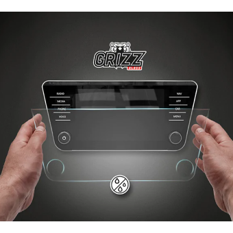 Ochranná fólia na riadiaci displej na Tesla model Y GrizzGlass CarDisplay Protection Matte