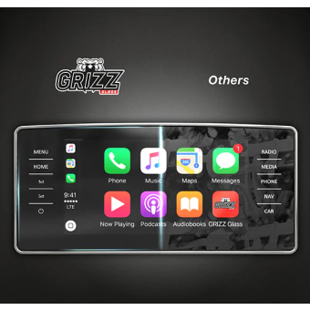 Ochranná fólia na riadiaci displej na Tesla model X GrizzGlass CarDisplay Protection Matte