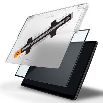 Tvrdené sklo na Tesla model X 2022/model S 2021 Spigen GLASS.tR EZ FIT čierne