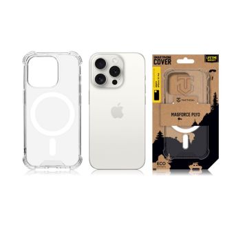 Plastové puzdro na Apple iPhone 15 Pro Tactical MagForce Plyo transparentné