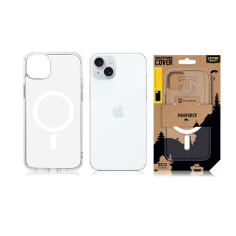 Plastové puzdro na Apple iPhone 15 Pro Tactical MagForce transparentné