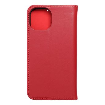 Obal Leather Smart Pro Book Apple iPhone 15 claret