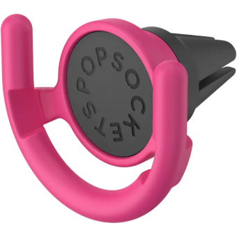 PopSockets držiak na ventilačnú mriežku v aute ružovo-čierna