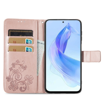 Diárové puzdro na Honor 90 Lite 5G MEZZO kvety modré