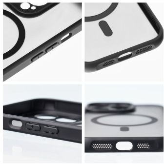 Obal Full Matte Mag Cover MagSafe Apple iPhone 15 Pro Max black