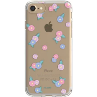 Silikónové puzdro na Apple iPhone 7/8/SE 2020/SE 2022 Flavr Real kvety