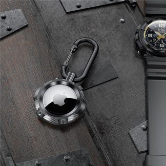 Plastové puzdro na Apple AirTag Tech-Protect TPUCarbon čierne