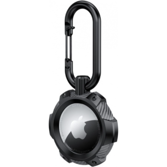 Plastové puzdro na Apple AirTag Tech-Protect TPUCarbon čierne