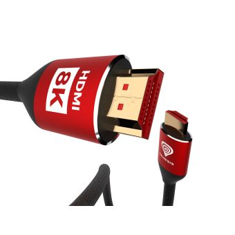 Genesis HDMI M/M V2.1 8K, na XBOX X/S, 3m, čierno-červený