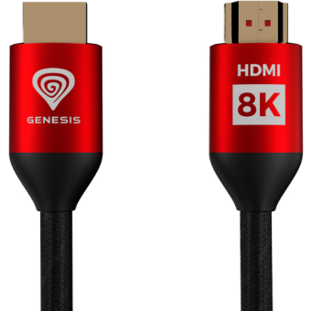 Genesis HDMI M/M V2.1 8K, na XBOX X/S, 3m, čierno-červený