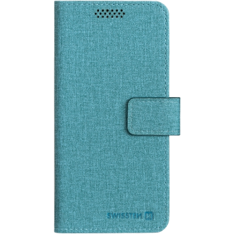 Univerzálne puzdro Swissten Libro Uni XL(158x80mm) tyrkysové