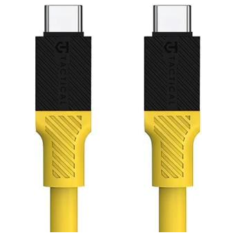 Tactical Fat Man, USB-C na USB-C, 1m, žltý