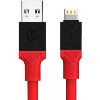 Tactical Fat Man, USB-A na Lightning, 1m, červený