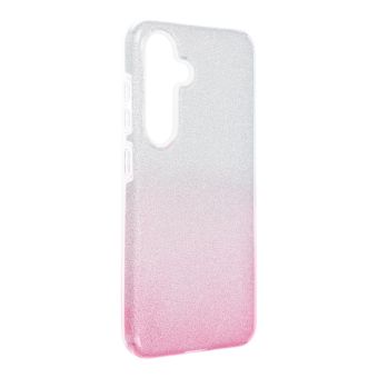 Obal SHINING Case Samsung Galaxy S24 5G S921 clear/pink