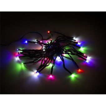 DELTACO LGT-106 NORDIC HOME, Vianočné osvetlenie reťaz, 3m, IP44, RGB, časovač