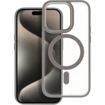 Obal Matte Mag Cover MagSafe Apple iPhone 15 Pro Max titanium
