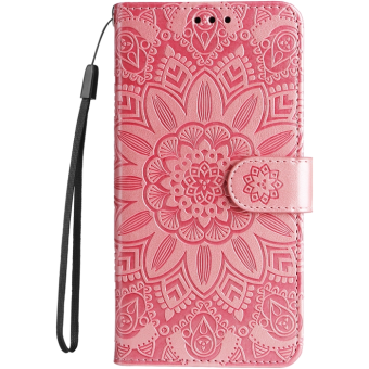 Diárové puzdro na Xiaomi 13T 5G/13T Pro 5G MEZZO slnečnica ružové