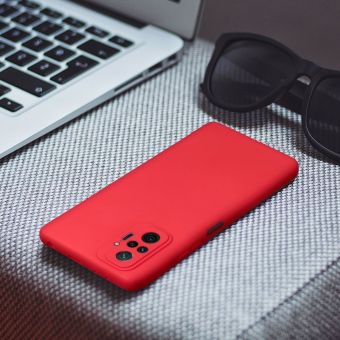 Silikónové puzdro na Xiaomi Redmi 13C/Poco C65 Soft TPU červené