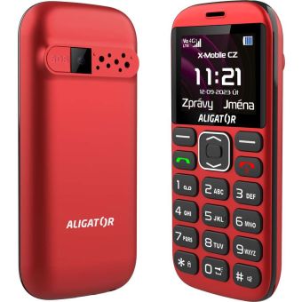 ALIGATOR A720 4G Sen. Červeno/čierny  Plus st.nab.