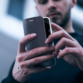 Diárové puzdro na Samsung Galaxy A05s A057 Sensitive čierne