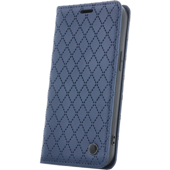 Diárové puzdro na Xiaomi Redmi 12C/Poco C55 Smart Caro modré