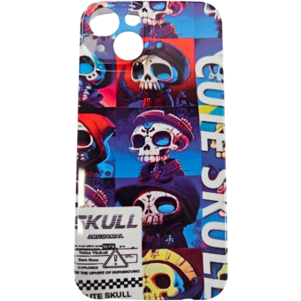 Plastové puzdro na Apple iPhone 15 Lebky