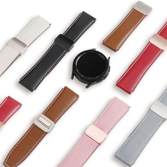 DUX DUCIS YA genuine leather strap Apple Watch 42/44/45/49mm red