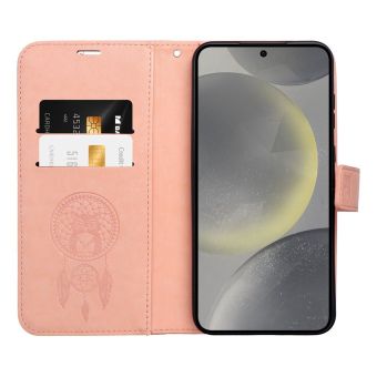 Diárové puzdro na Samsung Galaxy A55 5G A556 MEZZO dreamcatcher peach fuzz