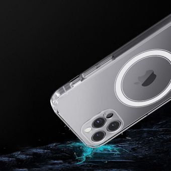 Clear Mag Cover (MID) MagSafe TPU/TPC iPhone 14 Plus - transparentné