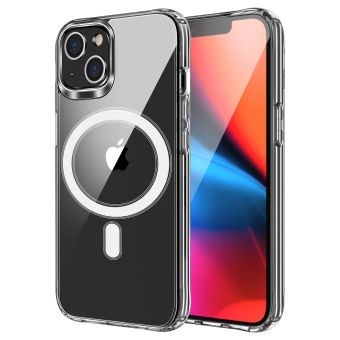 Clear Mag Cover (MID) MagSafe TPU/TPC iPhone 14 Plus - transparentné
