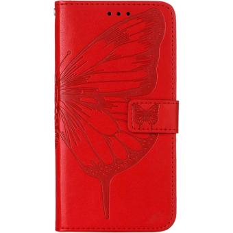 Diárové puzdro na Infinix Smart 7 MEZZO motýľ červené