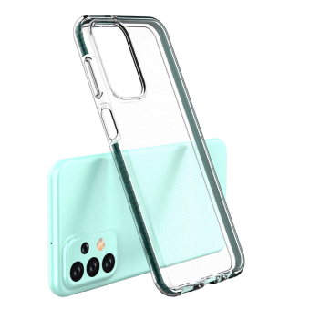 Silikónové puzdro na Samsung Galaxy A23 4G A235/A23 5G A236 Spring transparento-modré