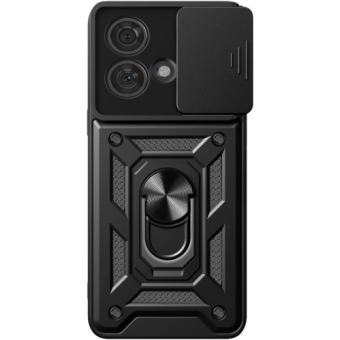 Odolné puzdro na Xiaomi Redmi 13C/Poco C65 Tech-Protect Camshield Ring Armor čierne