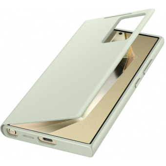 Diárové puzdro Samsung na Samsung Galaxy S24 Ultra 5G S928 EF-ZS928CGEGWW Smart View Wallet Light Green