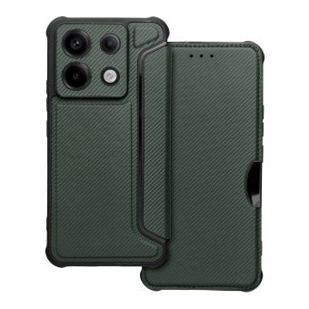 Obal RAZOR Book Xiaomi Redmi Note 13 Pro 5G/Poco X6 5G dark green