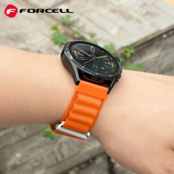 Náhradný remienok na Samsung Watch 20mm Forcell F-Design FS05 orange