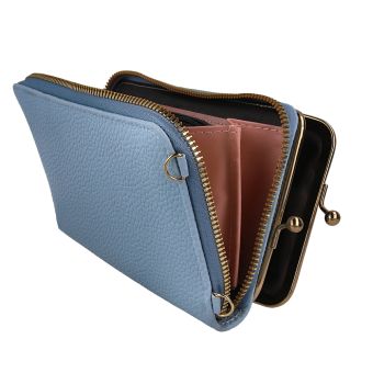 Obal 2in1 phone bag, univerzálne puzdro/peňaženka na mobil, blue
