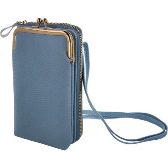 Obal 2in1 phone bag, univerzálne puzdro/peňaženka na mobil, blue