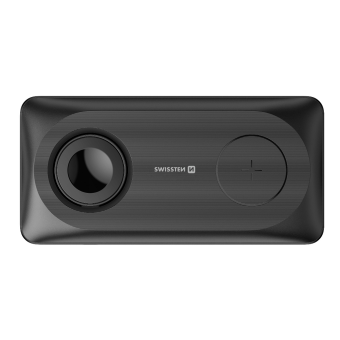 SWISSTEN Powerbank 2v1, 10000mAh, Magsafe Apple Watch, čierna